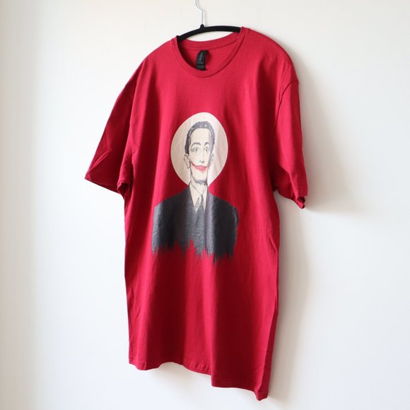 Salvador Dali Surrealist Art Red T Shirt, Size Large - Picture 2 of 7